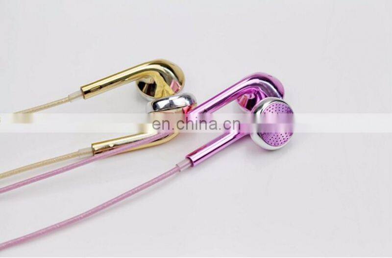 Volume control Purple color Perfume earphones cute and cheap earphones with microphone for laptop