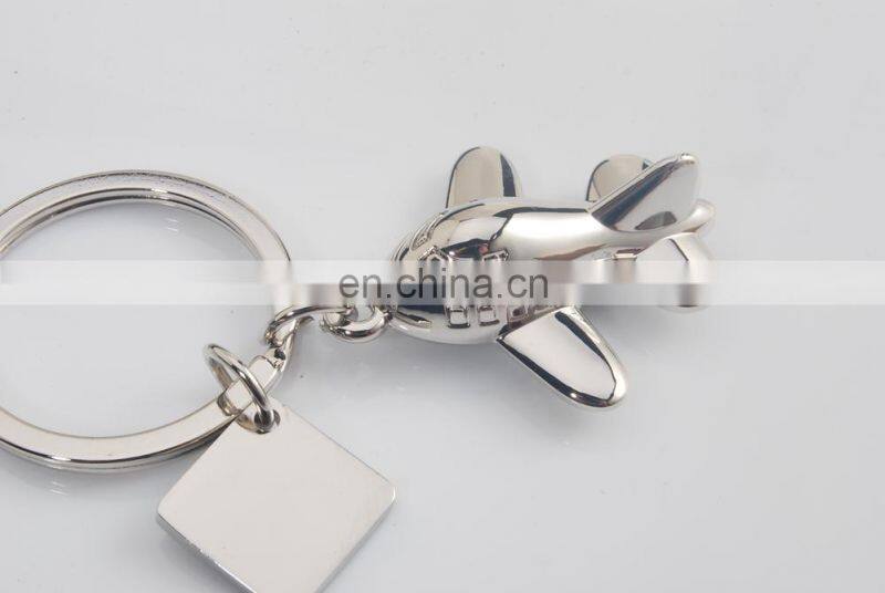 Customized Metal Eiffel Tower Sticker Keychain with Epoxy