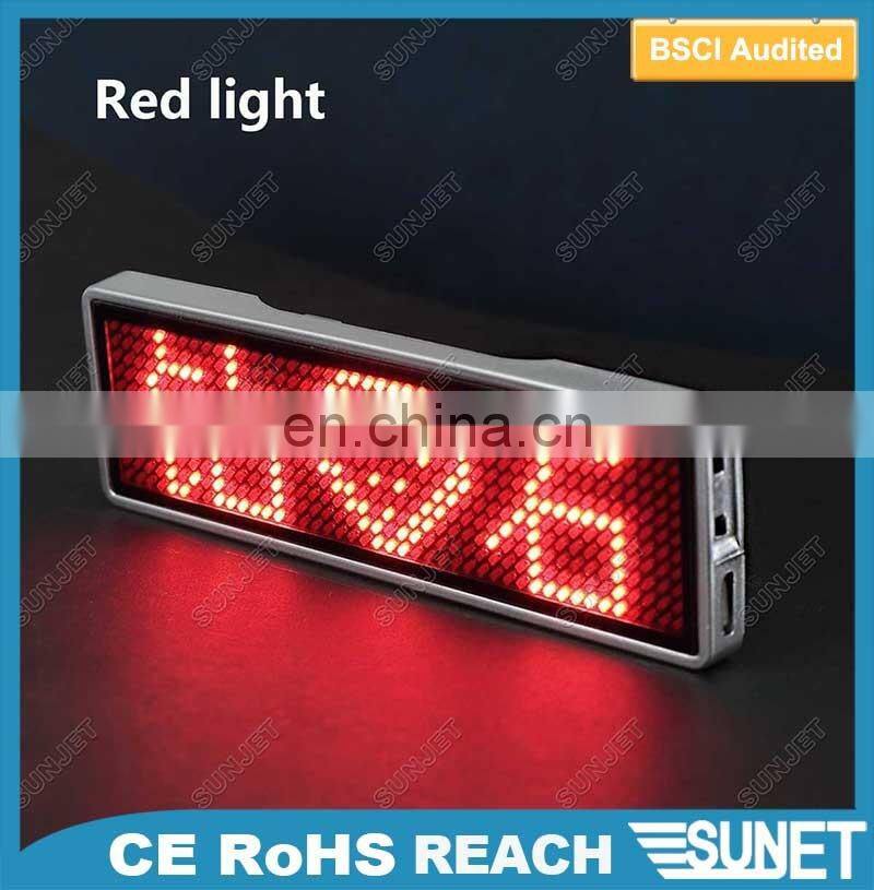 SUNJET 2017 Christmas Decoration New Product Hot Sale Wholesale Price Led Scrolling Message 7 Segment Led Display