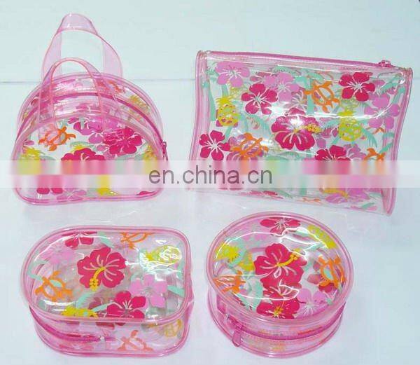 drawstring clear PVC ice bag