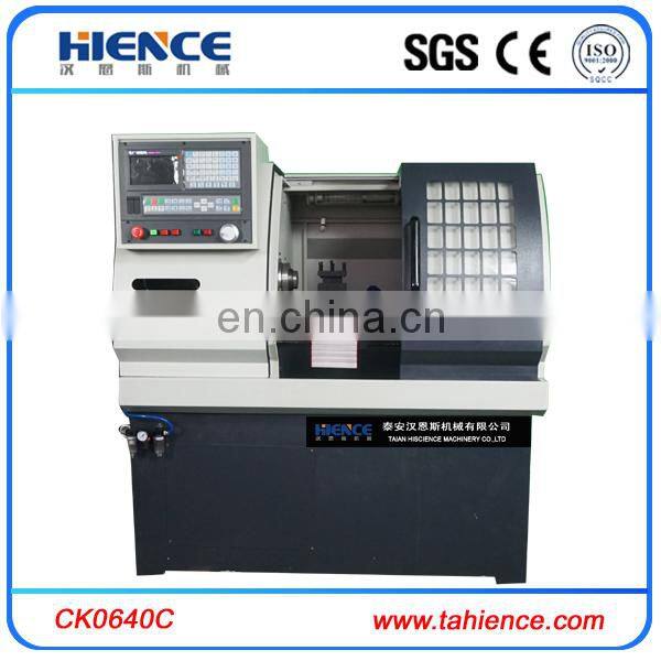 three phase or single phase metal cnc lathe 220v for sale CK0640C