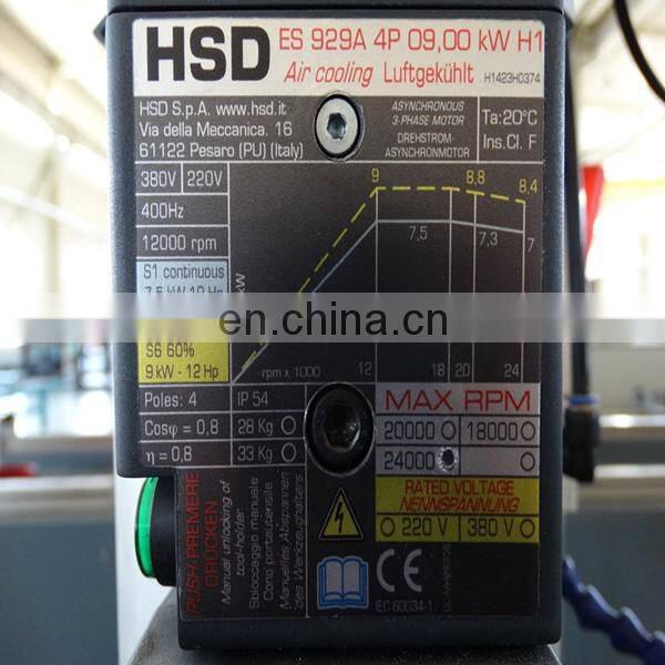 Factory price cnc router machine for aluminum profile drilling holes and milling