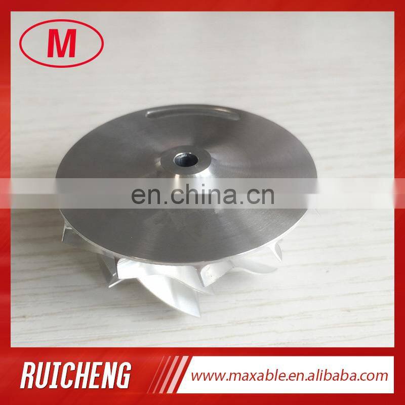 K04 5304-123-2036 41.00/50.96mm 6+6 blades performance milling/aluminum 2618/billet compressor wheel