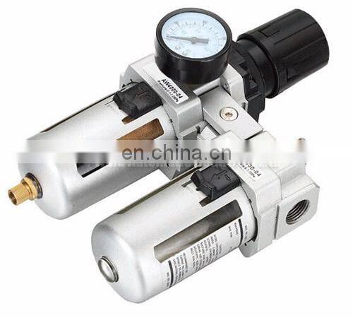 GOGO ATC Highquality Pneumatic FRL air filter regulator and lubricator Manual drain 1/2 inch MIDI type air source treatment unit
