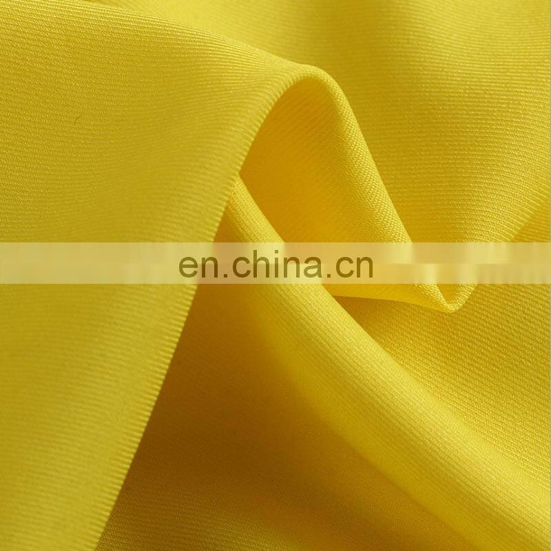 chinese wholesale 92% polyester 8% spandex two way stretch fabric for dresses