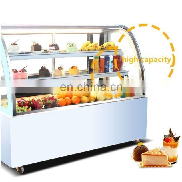 Open front cooler display cabinet/Supermarket Bakery Cake Display Cabinet Showcase Refrigerator/Refrigerated display cabinet