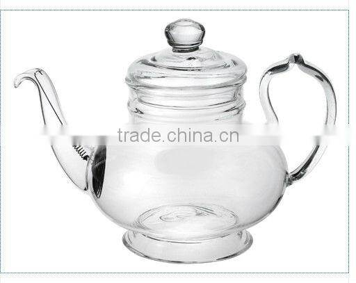 500ml Classic Glass Teapot With Coil Filter - Borosilicate Glass