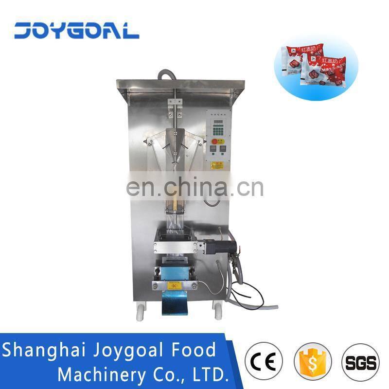 Hot selling shanghai Joygoal automatic liquid packing machine water pouch filling packing machine