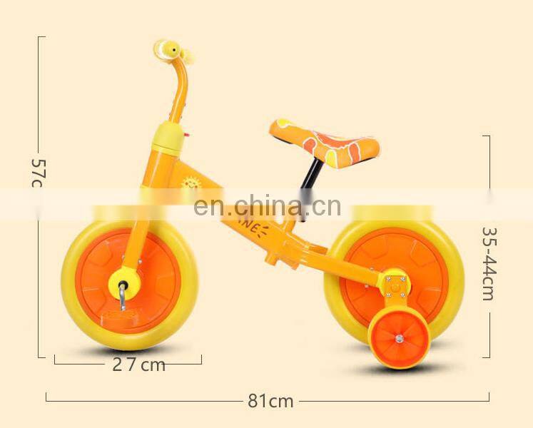 Cheap factory product 2 IN 1 kids steel balance bike children bicycle