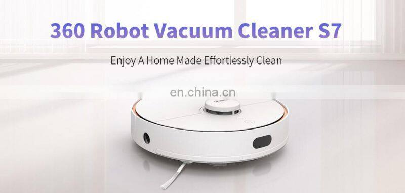 Global Version 360 S7 Home Aspirator Dust Collector 2000Pa Laser Navigation Ultra-Quiet Mooping & Sweeping Robot Vacuum Cleaner