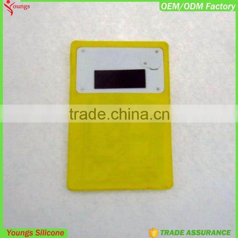 2016 hot sale 8 Digits Silicone Solar Powered Calculator