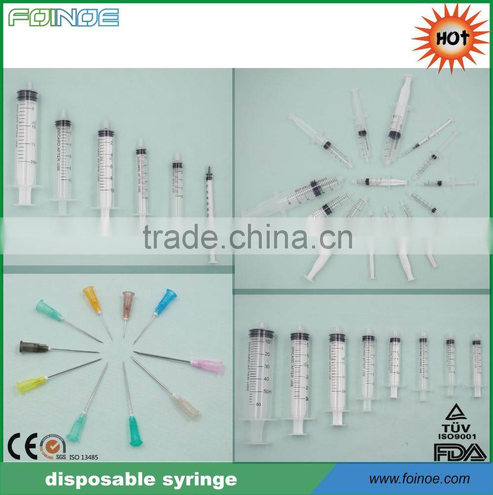 CE approved disposable dental syringe