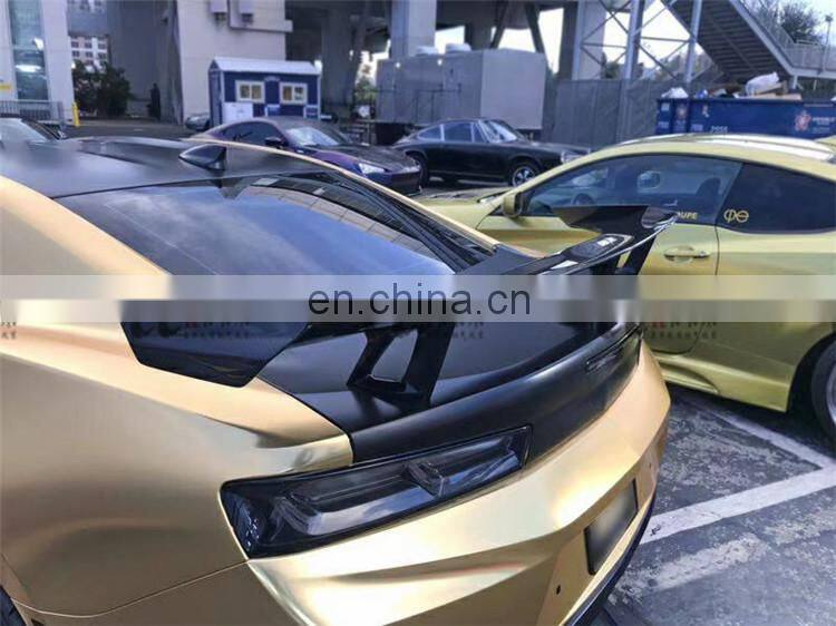 Beautiful Carbon fiber body kit for Chevrolet Camaro in 1LE style wing spoiler trunk spoiler with auto tuning accessories