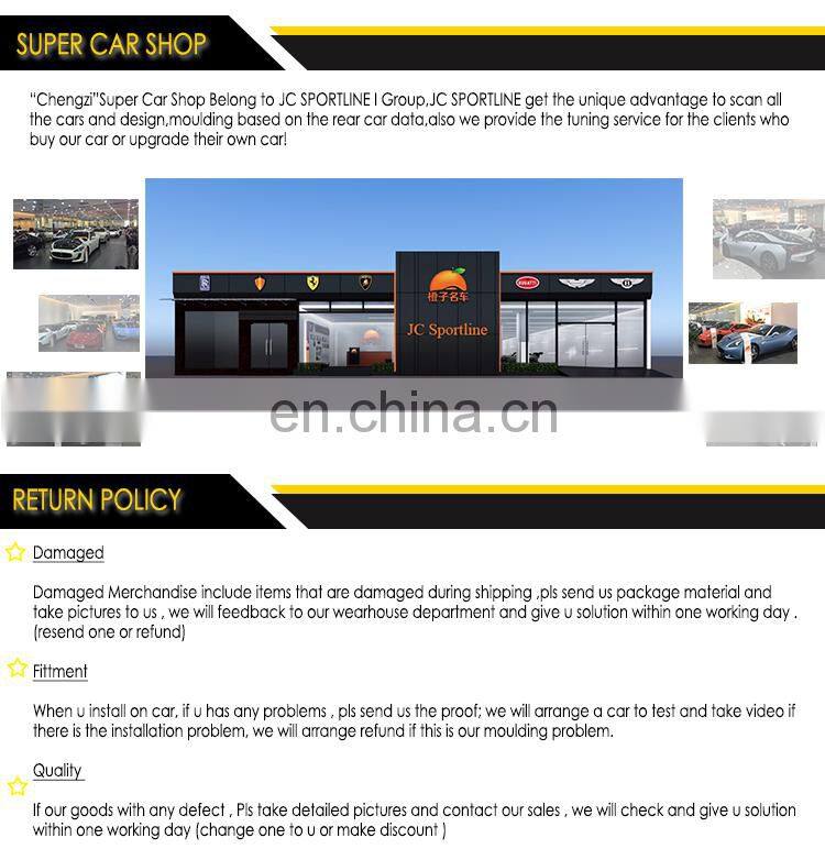 JC Sportline Carbon Fiber F52 M TECH Side Skirts for BMW 1 Series Sedan 2019 2020