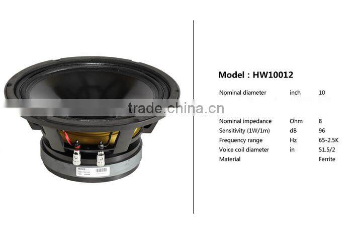 martin AQ10, 10 inch passive 2-way full range loudspeaker, professional speaker