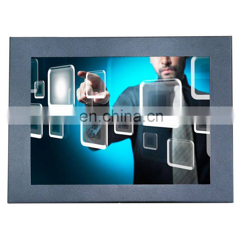 OEM 10.4" industrial Metal Case Embedded Monitor LCD Display VGA
