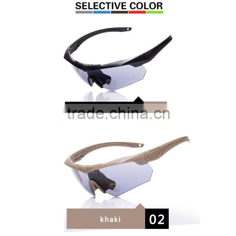 2016 new wholesale sunglasses china interchangeable lens skull shot glassess military safety goggle