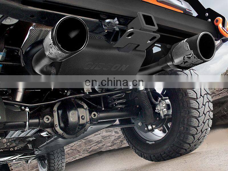 j093 muffler car exhaust pipe for jeep for wrangler jk 2007-2017 lantsun
