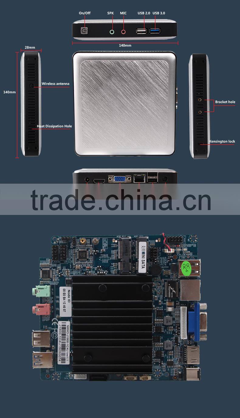 smart&simple college mini itx J1800 2GB RAM 16GB SSD with 4 USB