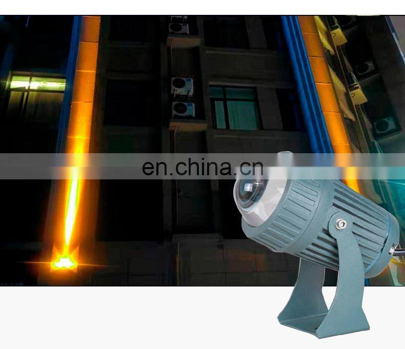 Outdoor ip66 Building Spotlight Long Range Small Angle Projection Lamp Dimmable RGB Flood Lights Narrow Beam