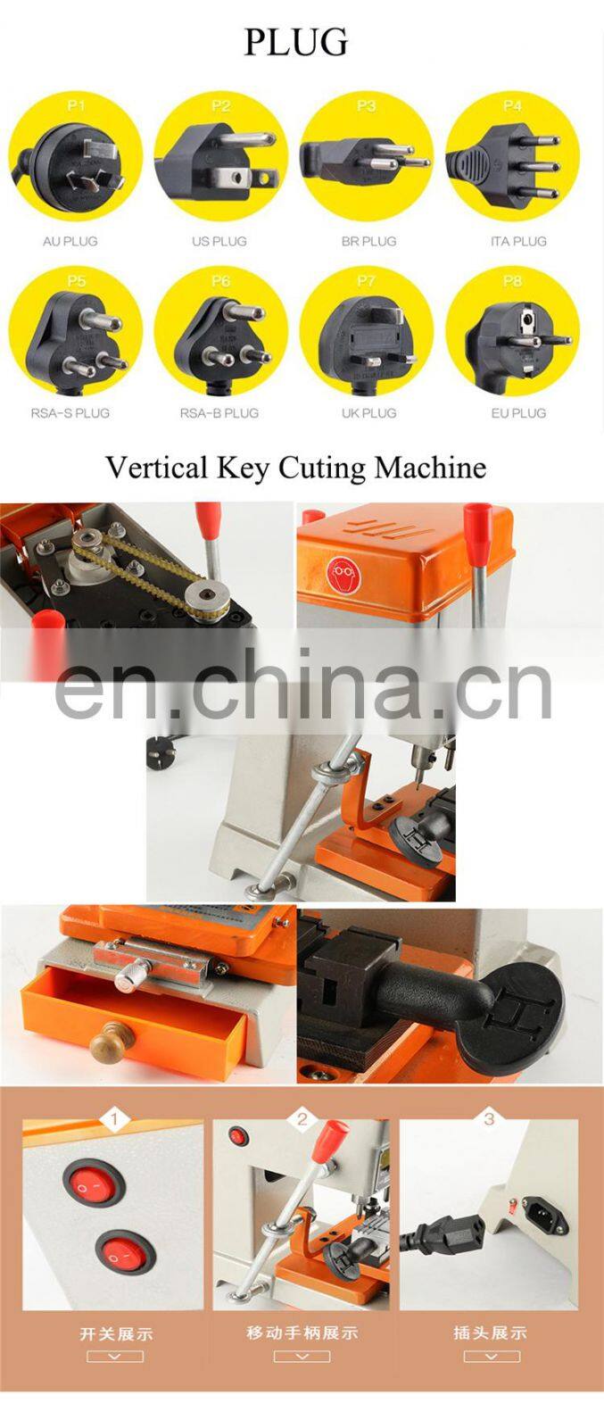 locksmith tools Factory Wholesale Portable Key Cutting Table Machines