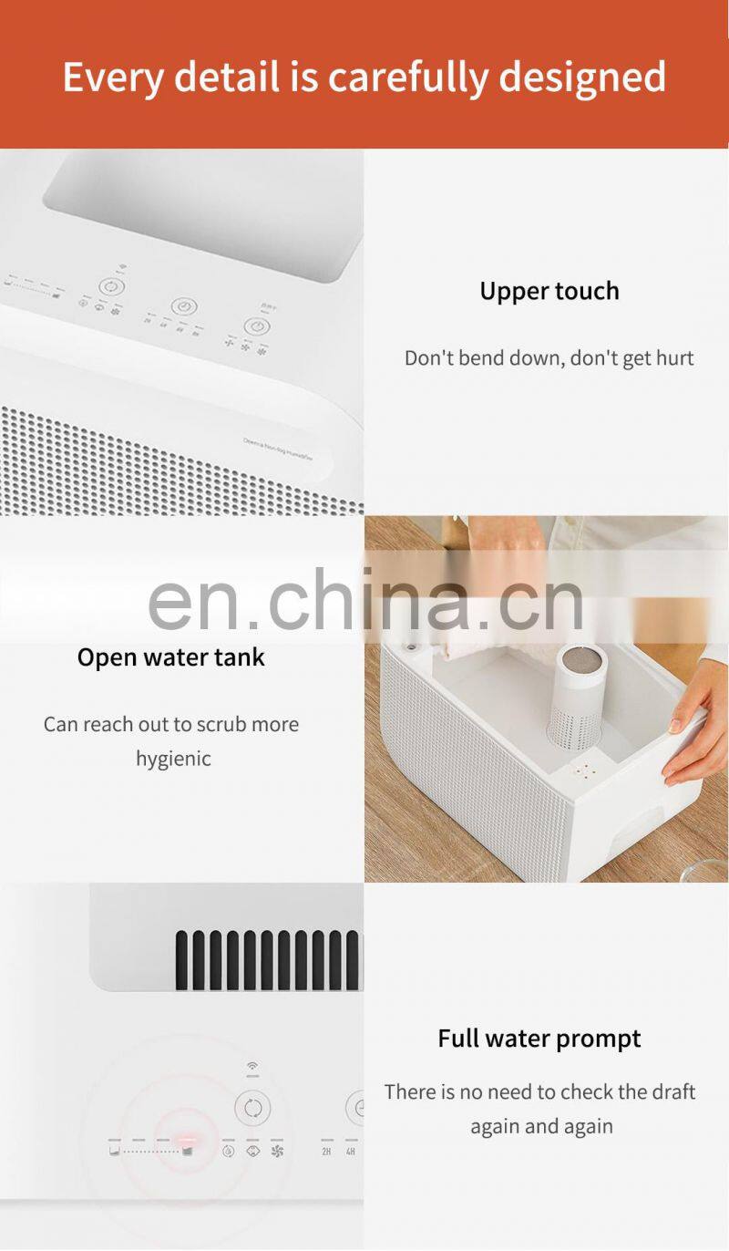New Mijia Deerma Fog free air humidifier 510ml/h intelligent household mute bedroom water air conditioner pregnant women and inf