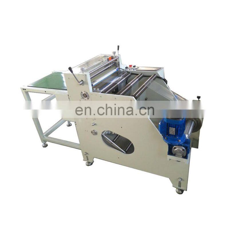 PVC Film Roll to Sheet Cutting Machine cellophane paper cutting machine