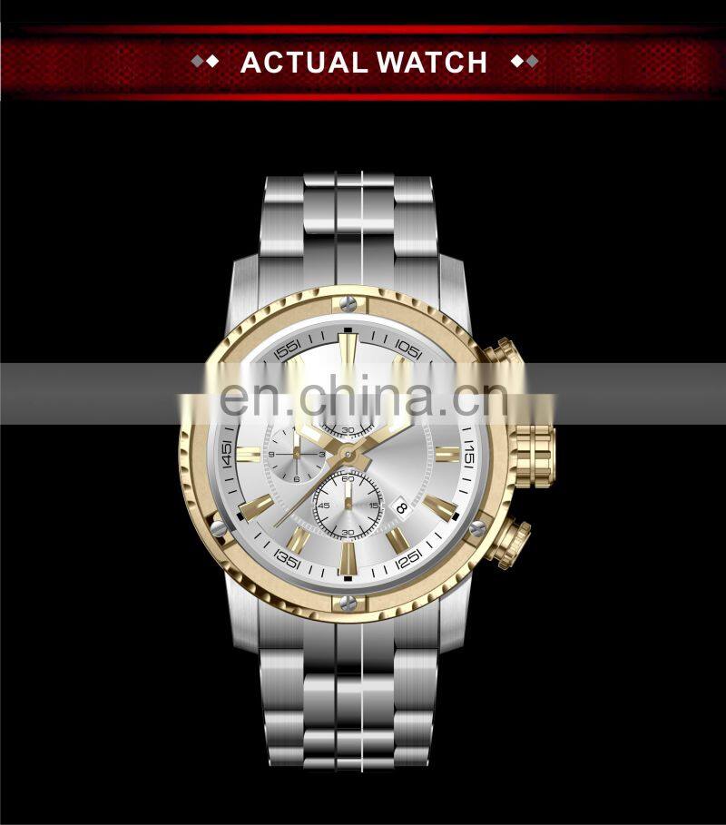 10ATM Water Resistant Coffee Genuine Leather Straps Wrist Watch Popular Designer Japanese Movement Watches For Men