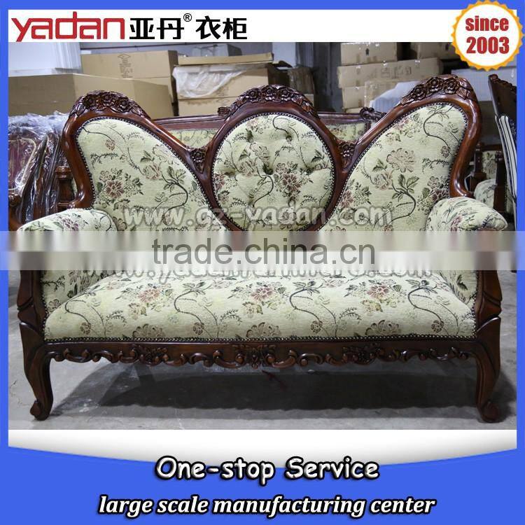 3 seater wooden frame sofa design home furniture picture