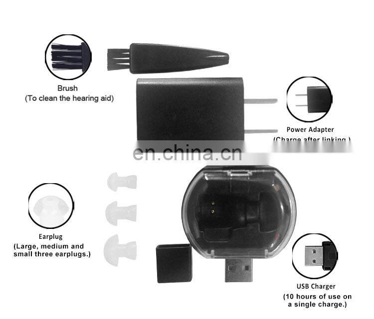 Professional invisible mini hearing aid receiver amplifier