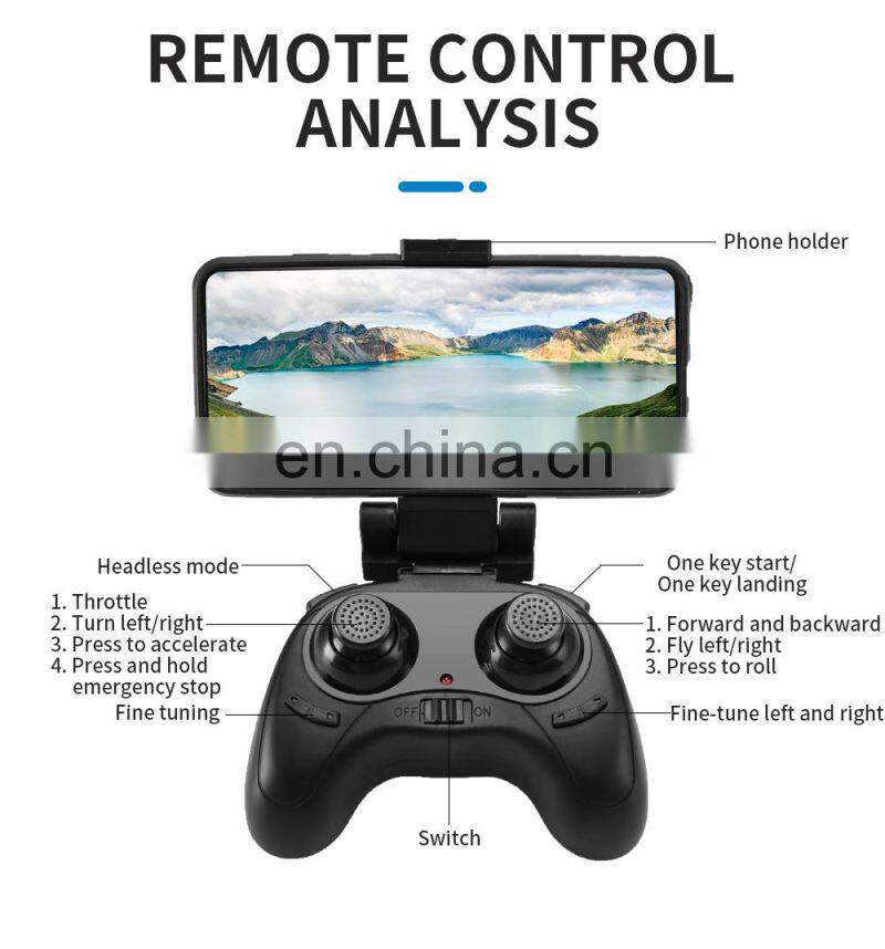 Hot KF611 Foldable Mini Drone with 4K HD Wide Angle Camera WIFI FPV Drone Set Height 360-Degree Roll Helicopter