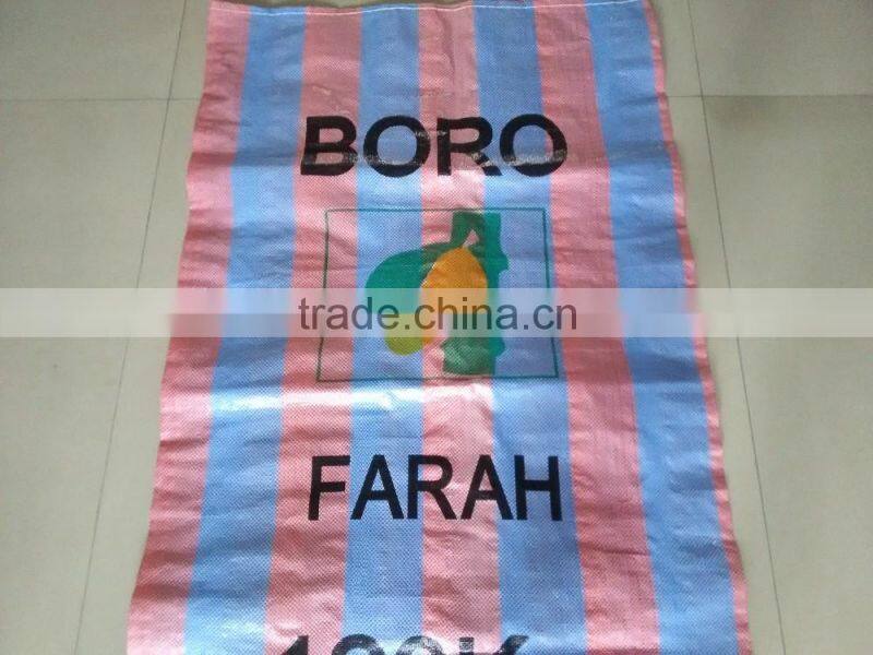 Hot Selling PP Woven Bags Used for Rice Suger Flour Salt Cement Feed Corn