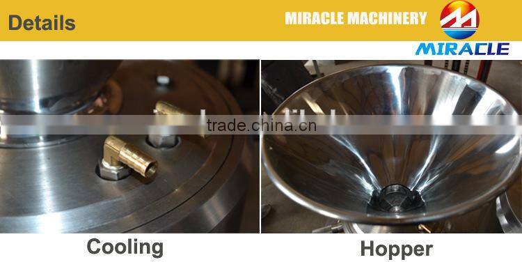 Durable and competitive price peanut seeds colloid mill for making fresh peanut butter for peanut processing industry