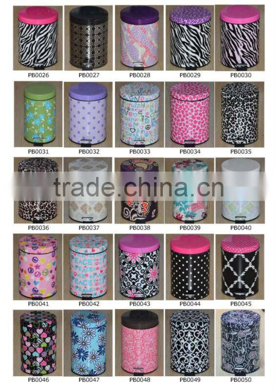 exterior foot control garbage bin trash can waste bin