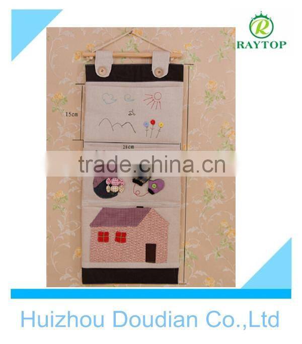 Over The Wall Hanging Shoe Organizer/ Lovly Cartoon Fabric Organizer
