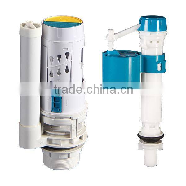Quality washdown manual PVC quiet luxury flush valve toilet push button