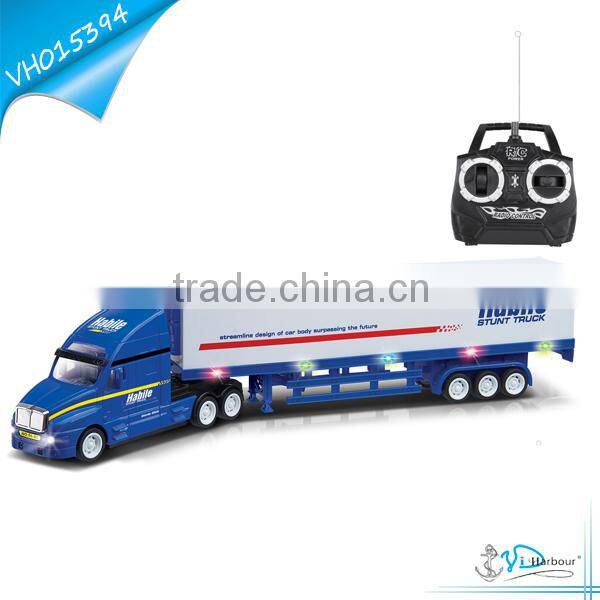 High Quality 4 Channel RC Container Truck with Music and Light