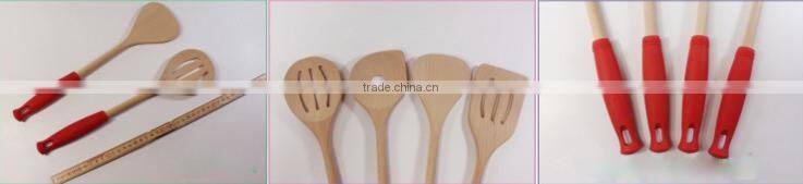 China Manufacturer Eco-friendly Wood Kitchen Utensil Set/wood hand tools no pollution
