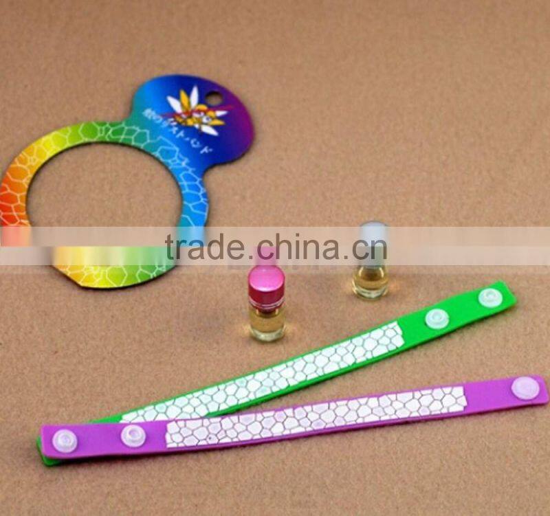 Multi Color Korea Silicon Watch Style Anti Mosquito Bracelet Repellent Band