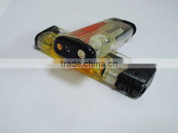 five color gas electronic lighter cigar lighter with led light