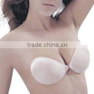 women sexy bra Silicone Adhesive Stick On Gel Push Up Strapless Invisible Bra Backless Bra