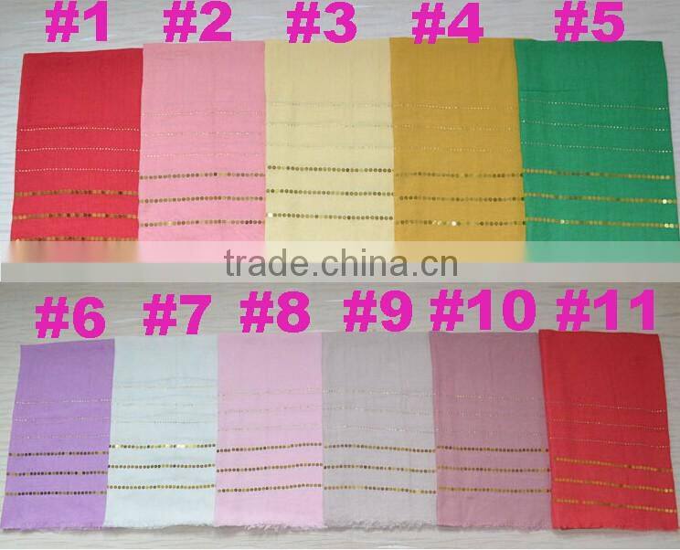 Wholesale Tassel Cotton Rhinestone Sequin Glitter Hijab