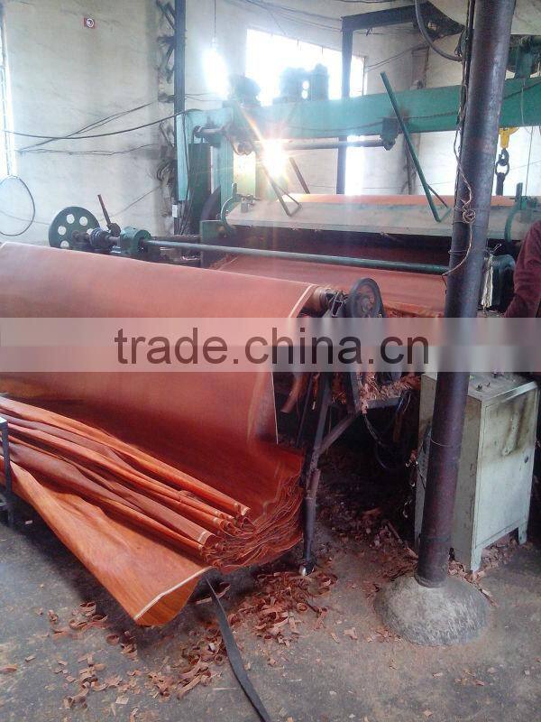 Linyi manufacturer of 0.3mm natural veneer gurjan face/keruing veneer face