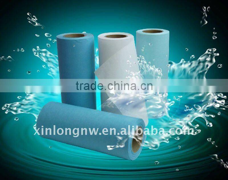 industrial laminated woodpulp non-woven roll(55%woodpulp &45%PET)