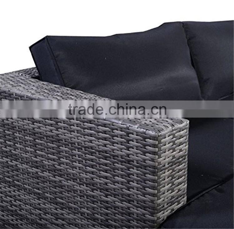 Garden Classic New Model Living Room Sofa Furniture Sets New Design Wicker Outdoor Rattan Sofa