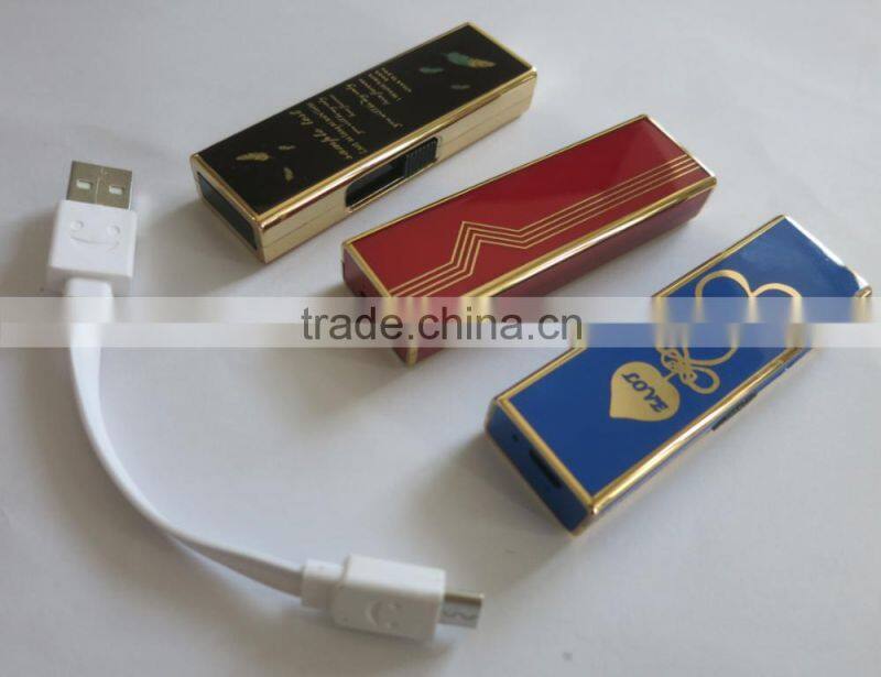 Colorful Eco-friendly USB Charging Electronic Arc Clipper Lighters in stock
