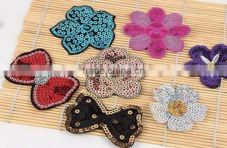 4cm Iron-on or Sew-on for Clothes Customized Plain Embroidery Patches Embroidered Brand Logo Star Patch