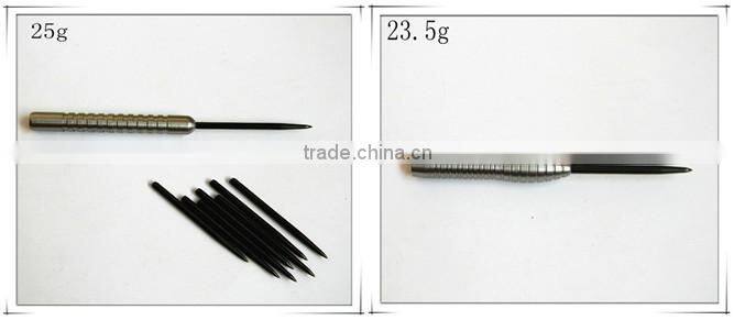 Custom made soft tungsten dart barrel; China dart supply factory
