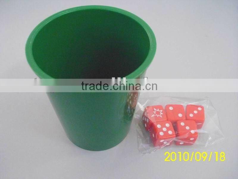 Plastic dice cup ,cup set