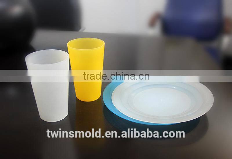 custom made plastic cups and plates injection mold made in China,OEM/ODM welcome